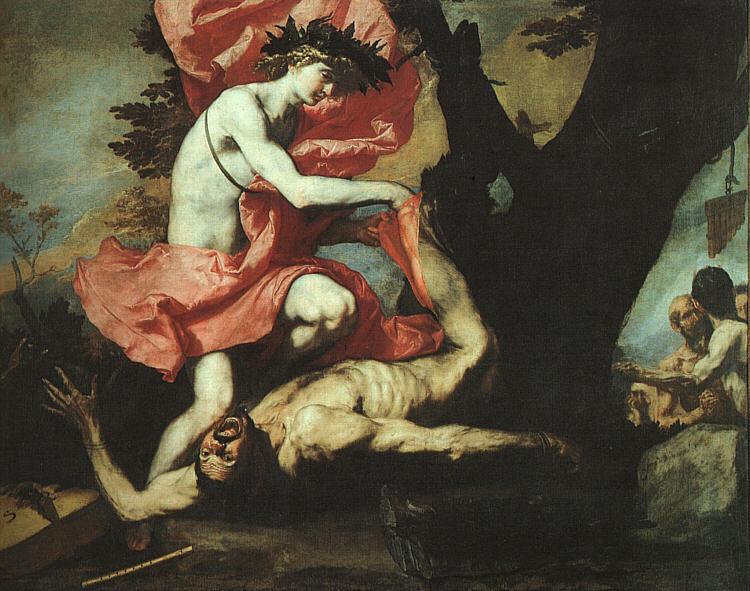 Jusepe de Ribera The Flaying of Marsyas France oil painting art